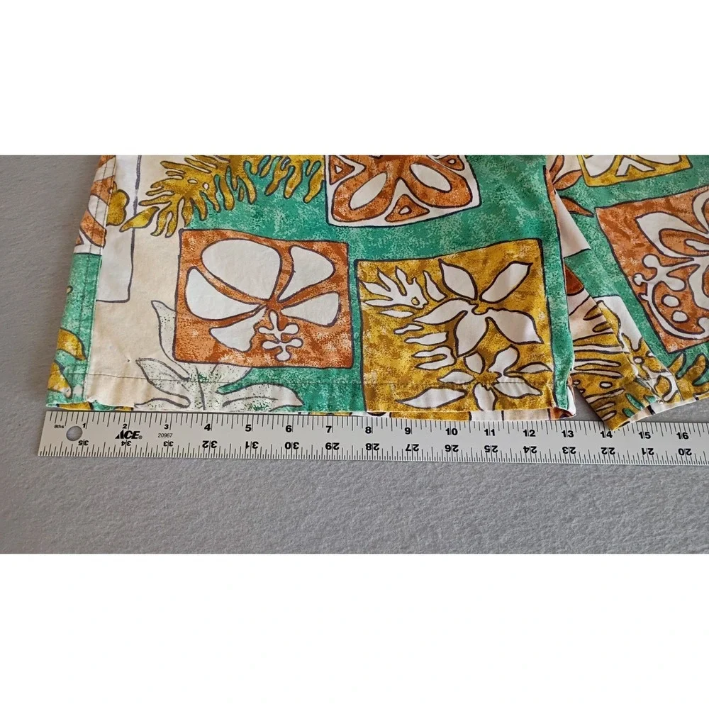 VINTAGE Gotcha Swim Trunks -(Small Flaw) Men's Sz Large- 1980's-Hawaiian Floral - Picture 5 of 12